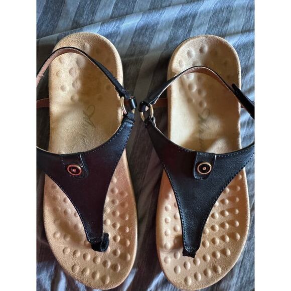 Athlefit Women's Orthopedic Sandals Thong T-Strap Casual Arch Support Sz 9.5 - Picture 4 of 13